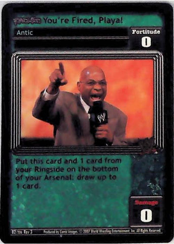 Raw Deal CCG | Revolution You’re Fired, Playa! - Revloution 3: Judgement Day | The Nerd Merchant
