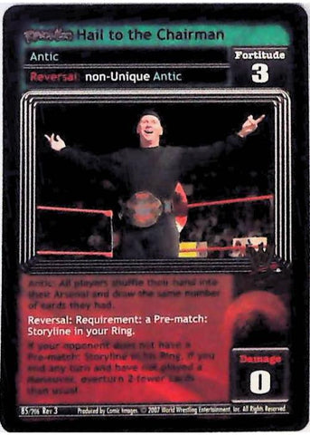 Raw Deal CCG | Revolution Hail to the Chairman - Revloution 3: Judgement Day | The Nerd Merchant
