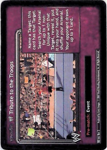 Raw Deal CCG | Revolution Tribute to the Troops - Revloution 3: Judgement Day | The Nerd Merchant