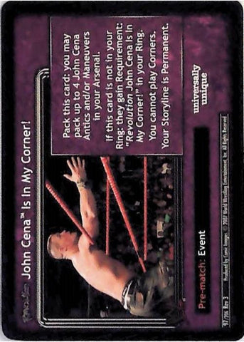 Raw Deal CCG | Revolution John Cena Is In My Corner! - Revloution 3: Judgement Day | The Nerd Merchant