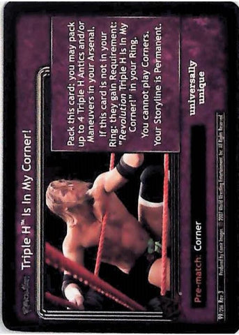 Raw Deal CCG | Revolution Triple H Is In My Corner! - Revloution 3: Judgement Day | The Nerd Merchant