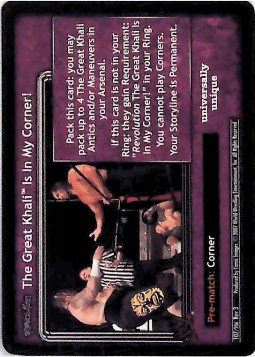 Raw Deal CCG | Revolution The Great Khali Is In My Corner! - Revloution 3: Judgement Day | The Nerd Merchant