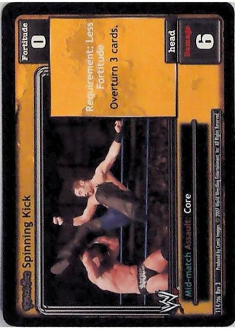 Raw Deal CCG | Revolution Spinning Kick - Revloution 3: Judgement Day | The Nerd Merchant
