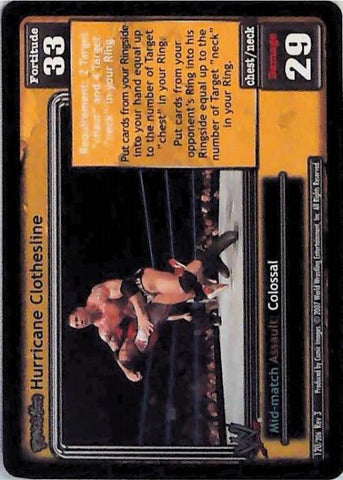 Raw Deal CCG | Revolution Hurricane Clothesline - Revloution 3: Judgement Day | The Nerd Merchant