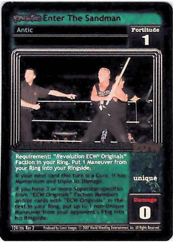 Raw Deal CCG | Revolution Enter The Sandman - Revloution 3: Judgement Day | The Nerd Merchant