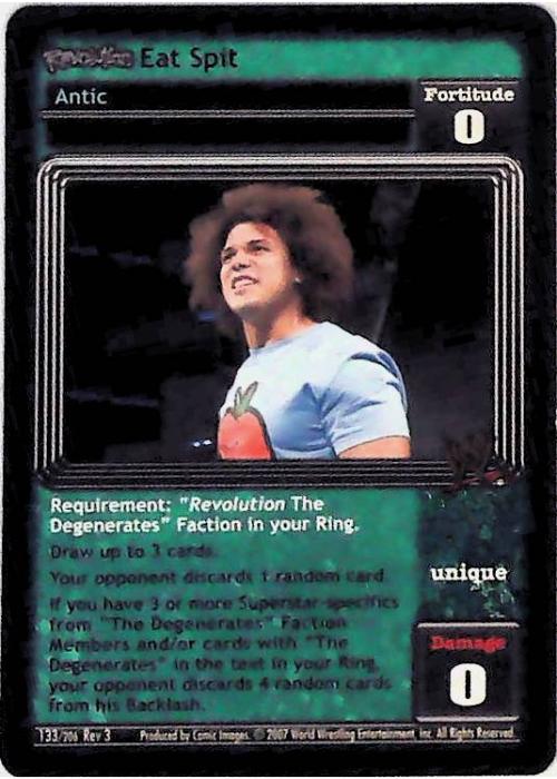 Raw Deal CCG | Revolution Eat Spit - Revloution 3: Judgement Day | The Nerd Merchant
