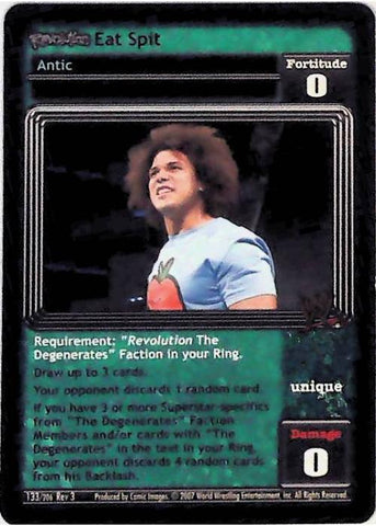 Raw Deal CCG | Revolution Eat Spit - Revloution 3: Judgement Day | The Nerd Merchant