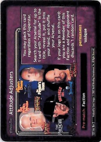 Raw Deal CCG | Revolution Attitude Adjusters - Revloution 3: Judgement Day | The Nerd Merchant