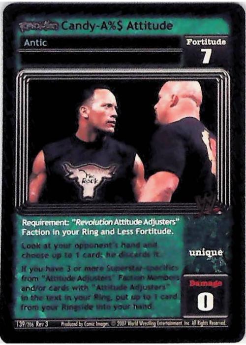 Raw Deal CCG | Revolution Candy-A%$ Attitude - Revloution 3: Judgement Day | The Nerd Merchant