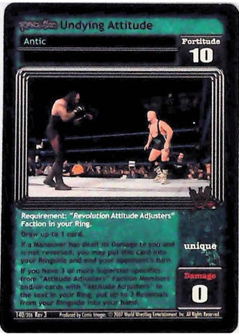 Raw Deal CCG | Revolution Undying Attitude - Revloution 3: Judgement Day | The Nerd Merchant
