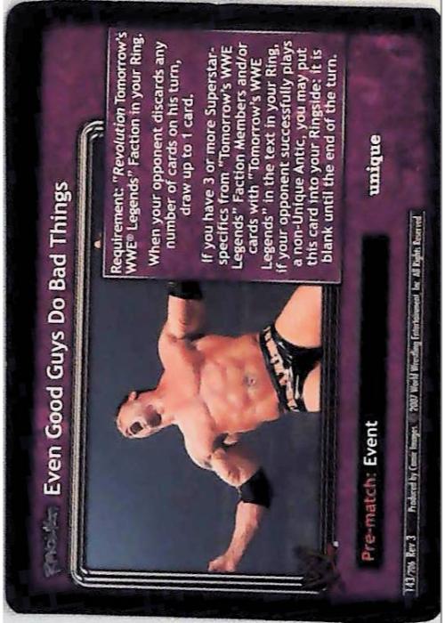 Raw Deal CCG | Revolution Even Good Guys Do Bad Things - Revloution 3: Judgement Day | The Nerd Merchant