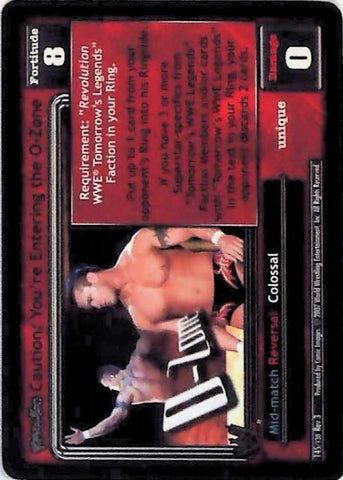 Raw Deal CCG | Revolution Caution: You’re Entering the O-Zone - Revloution 3: Judgement Day | The Nerd Merchant