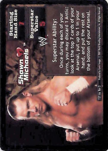 Raw Deal CCG | Revolution Shawn Michaels Superstar Card (Foil) - Revloution 3: Judgement Day | The Nerd Merchant