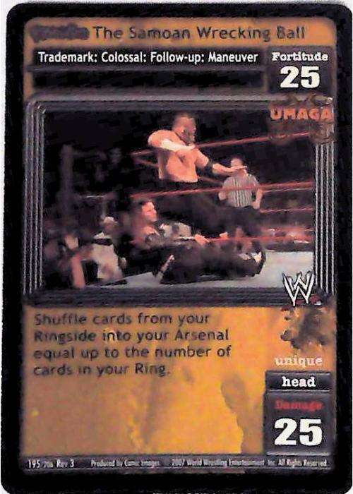 Raw Deal CCG | Revolution The Samoan Wrecking Ball - Revloution 3: Judgement Day | The Nerd Merchant