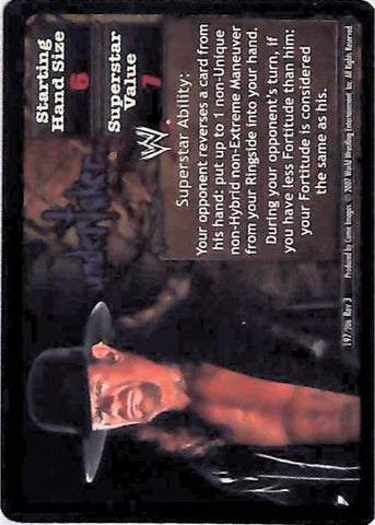 Raw Deal CCG | Revolution Undertaker Superstar Card (Foil) - Revloution 3: Judgement Day | The Nerd Merchant