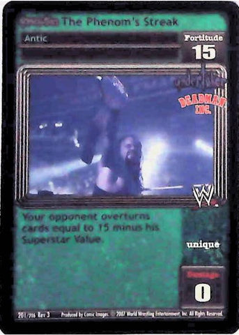 Raw Deal CCG | Revolution The Phenom’s Streak (Foil) - Revloution 3: Judgement Day | The Nerd Merchant