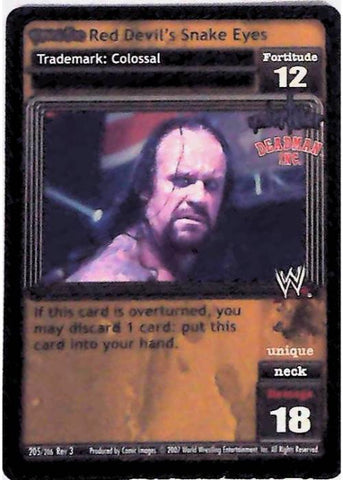 Raw Deal CCG | Revolution Red Devil’s Snake Eyes - Revloution 3: Judgement Day | The Nerd Merchant