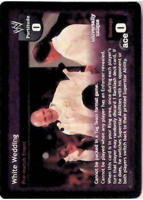 Raw Deal CCG | White Wedding - Lethal Library Holiday Collection | The Nerd Merchant