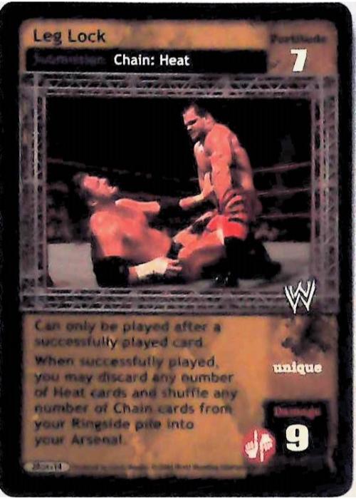 Raw Deal CCG | Leg Lock - Lethal Library Holiday Collection | The Nerd Merchant