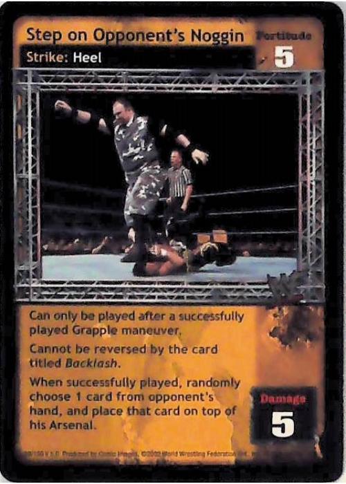Raw Deal CCG | Step on Opponent’s Noggin - Mania | The Nerd Merchant