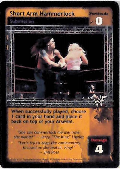 Raw Deal CCG | Short Arm Hammerlock - Mania | The Nerd Merchant