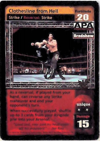 Raw Deal CCG | Clothesline from Hell - Mania | The Nerd Merchant