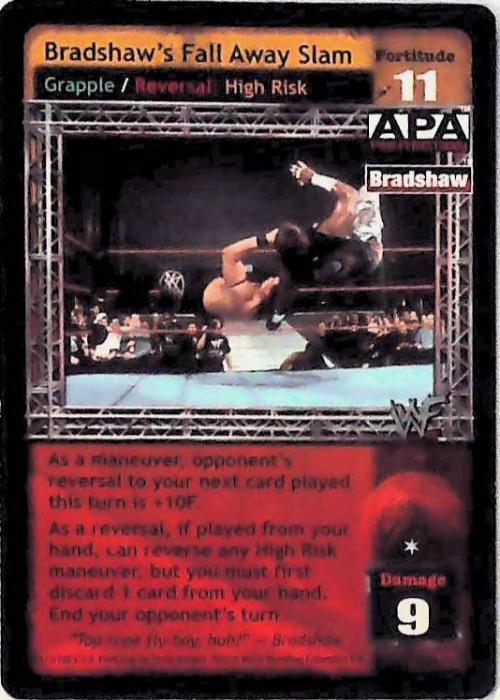 Raw Deal CCG | Bradshaw’s Fall Away Slam - Mania | The Nerd Merchant