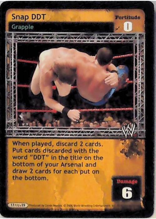 Raw Deal CCG | Snap DDT - No Way Out | The Nerd Merchant