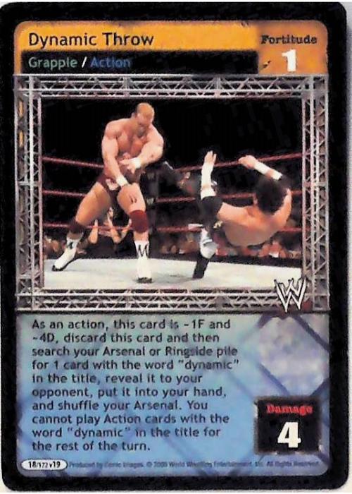 Raw Deal CCG | Dynamic Throw - No Way Out | The Nerd Merchant