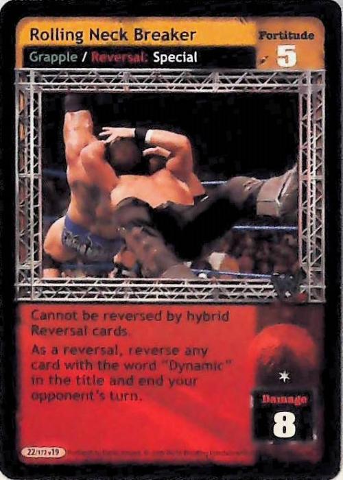 Raw Deal CCG | Rolling Neck Breaker - No Way Out | The Nerd Merchant