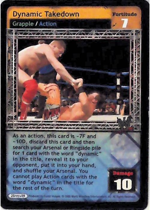 Raw Deal CCG | Dynamic Takedown - No Way Out | The Nerd Merchant