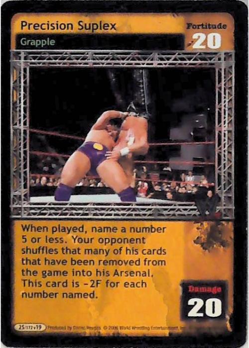 Raw Deal CCG | Precision Suplex - No Way Out | The Nerd Merchant