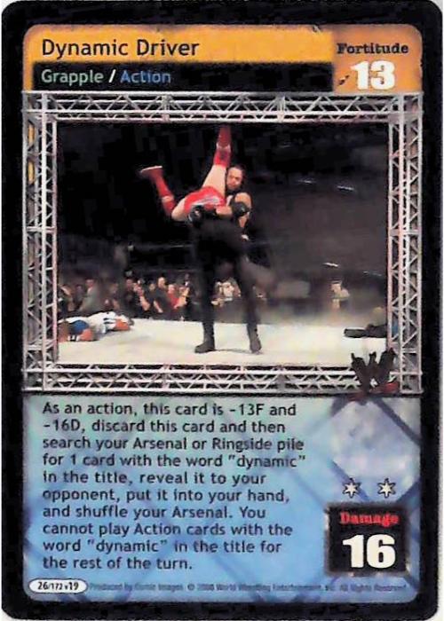 Raw Deal CCG | Dynamic Driver - No Way Out | The Nerd Merchant