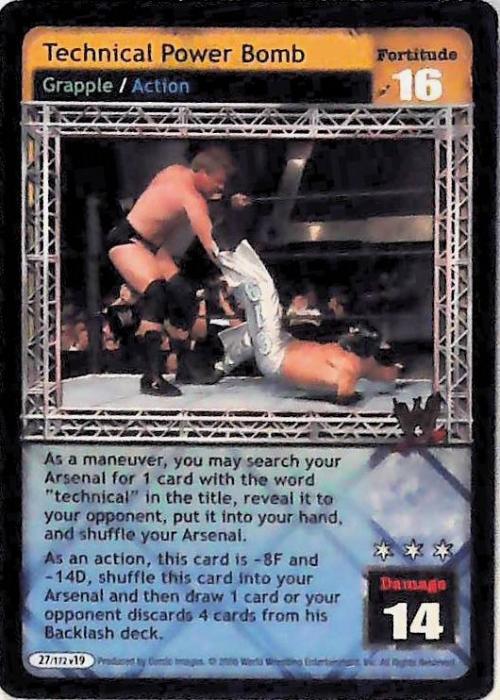 Raw Deal CCG | Technical Power Bomb - No Way Out | The Nerd Merchant