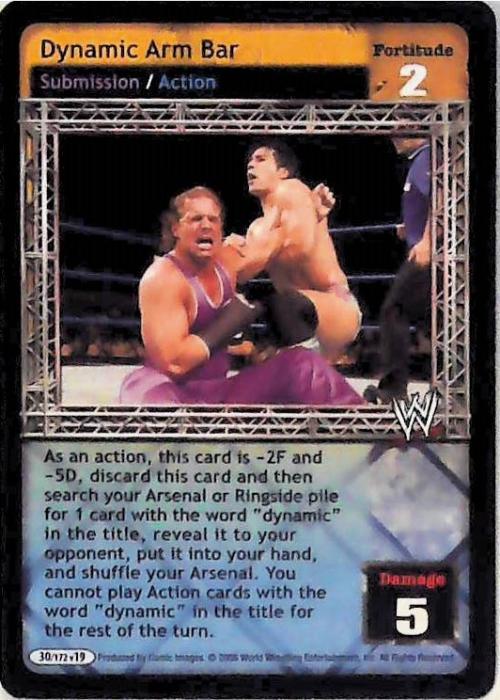 Raw Deal CCG | Dynamic Arm Bar - No Way Out | The Nerd Merchant