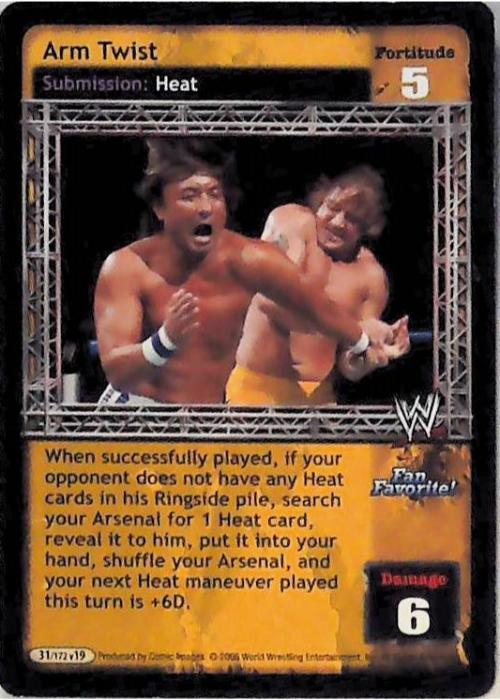 Raw Deal CCG | Arm Twist - No Way Out | The Nerd Merchant