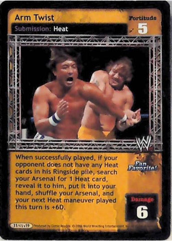 Raw Deal CCG | Arm Twist - No Way Out | The Nerd Merchant
