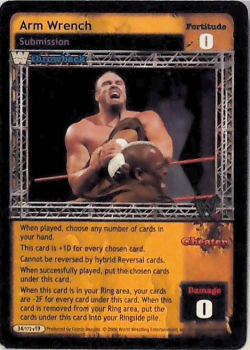 Raw Deal CCG | Arm Wrench - No Way Out | The Nerd Merchant