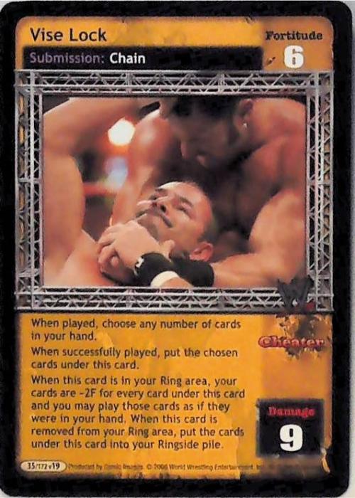 Raw Deal CCG | Vise Lock - No Way Out | The Nerd Merchant