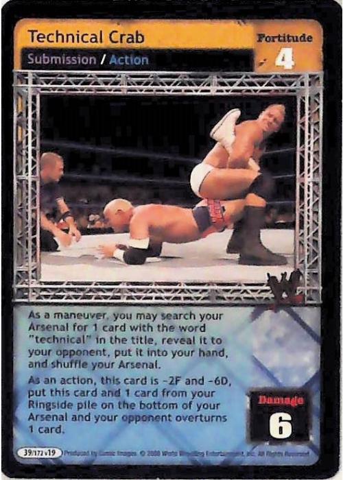 Raw Deal CCG | Technical Crab - No Way Out | The Nerd Merchant