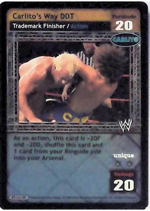 Raw Deal CCG | Carlito’s Way DDT (Foil) - No Way Out | The Nerd Merchant