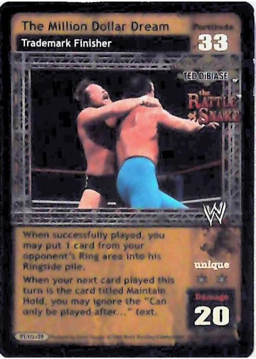 Raw Deal CCG | The Million Dollar Dream (Foil) - No Way Out | The Nerd Merchant