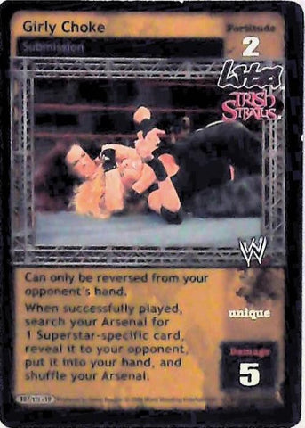 Raw Deal CCG | Girly Choke (Foil) - No Way Out | The Nerd Merchant