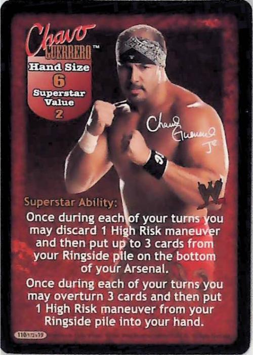 Raw Deal CCG | Chavo Guerrero Superstar Card - No Way Out | The Nerd Merchant