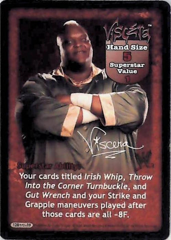 Raw Deal CCG | Viscera Superstar Card - No Way Out | The Nerd Merchant