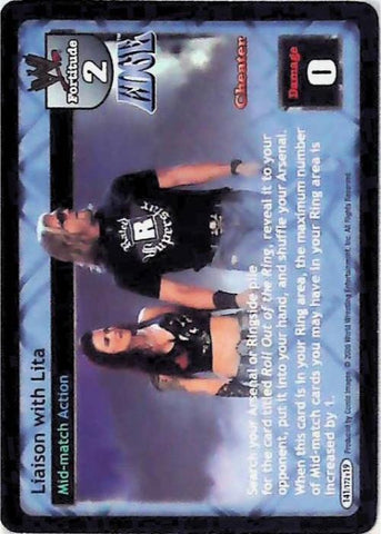 Raw Deal CCG | Liaison with Lita - No Way Out | The Nerd Merchant