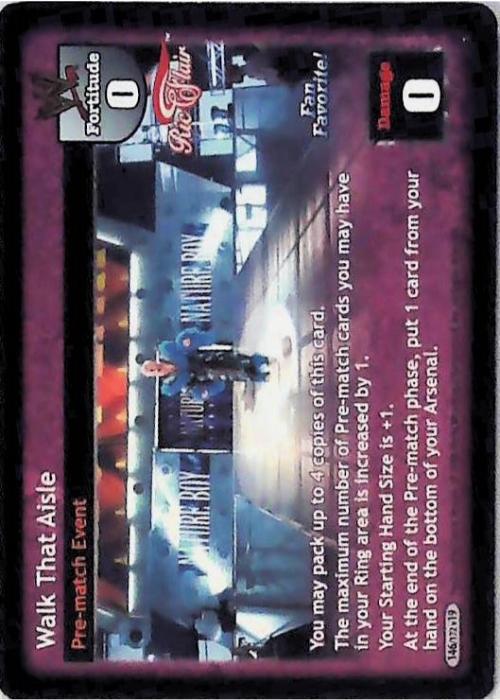 Raw Deal CCG | Walk That Aisle - No Way Out | The Nerd Merchant