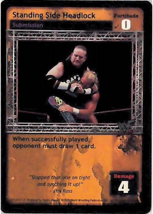 Raw Deal CCG | Standing Side Headlock - Premier | The Nerd Merchant