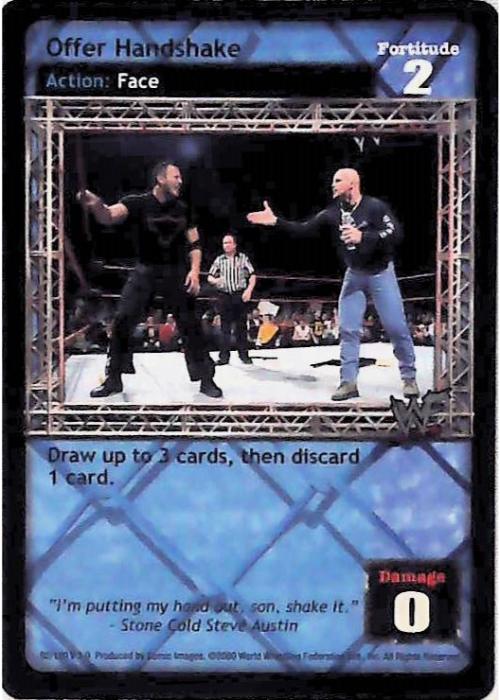 Raw Deal CCG | Offer Handshake - Premier | The Nerd Merchant