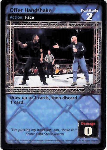 Raw Deal CCG | Offer Handshake - Premier | The Nerd Merchant
